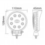Phare de travail LED rond 24W UNIVERSEL LA10025