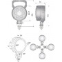 Phare de travail LED rond 24W UNIVERSEL LA10010