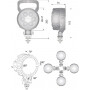Phare de travail LED rond 24W UNIVERSEL LA10009