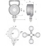 Phare de travail LED rond 24W UNIVERSEL LA10008