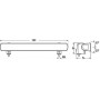Phare de travail LED rectangle 25W HELLA 1GJ958040501