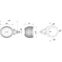 Phare de travail LED ovale 18W UNIVERSEL LA10018