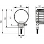 Phare de travail LED HELLA-VALUEFIT 1G0357002001
