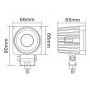 Phare de travail LED carré 10W GOPART LA15019