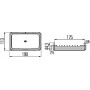 Phare de travail LED 11W 1100 HELLA 1GD996193001