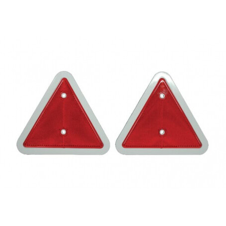 Kit de 2 catadioptres rectangle rouge 160mm à visser UNIVERSEL TOR4551