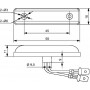 Feu de position à LED arrière HELLA-VALUEFIT 2TM357010111