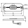 Feu de gabarit LED blanc HELLA-VALUEFIT 2PG357009121
