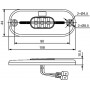 Feu de gabarit LED blanc HELLA-VALUEFIT 2PG357009021