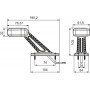 Feu de gabarit à LED droit HELLA-VALUEFIT 2XS357006021