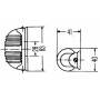 Feu clignotant HELLA 2BA001227201