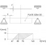 Feu arrière LED triangle droit câblé UNIVERSEL LA40049