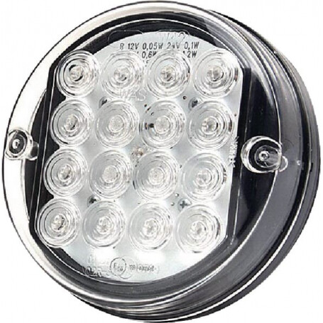 Feu arrière LED rond câblé UNIVERSEL LA40047