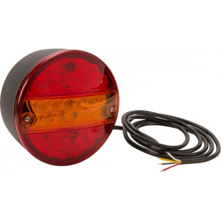 Feu arrière LED rond câblé UNIVERSEL LA40045