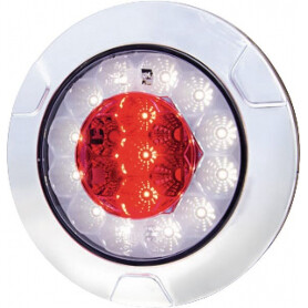 Feu arrière LED rond câblé UNIVERSEL LA40001
