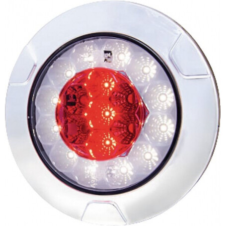 Feu arrière LED rond câblé UNIVERSEL LA40001