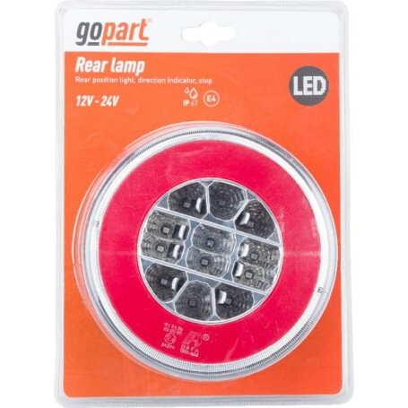 Feu arrière LED rond câblé GOPART LA45044