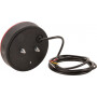 Feu arrière LED rond câblé diamètre 142mm, UNIVERSEL LA40037