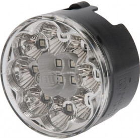 Feu arrière LED rond blanc diamètre 66mm HELLA 2SB009001401
