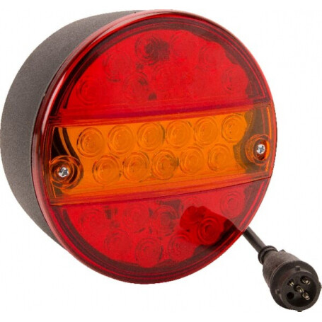 Feu arrière LED rond 5 plots UNIVERSEL LA40046