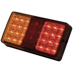 Feu arrière LED rectangle UNIVERSEL LA26002AR4