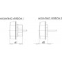 Feu arrière LED rectangle universel câblé UNIVERSEL LA40029