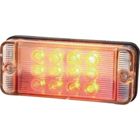 Feu arrière LED rectangle universel câblé UNIVERSEL LA40009
