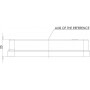 Feu arrière LED rectangle universel câblé UNIVERSEL LA40009