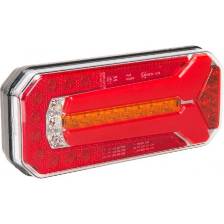 Feu arrière LED rectangle universel 5 plots UNIVERSEL LA40052