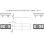 Feu arrière LED rectangle gauche câblé UNIVERSEL LA40035