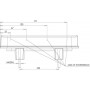 Feu arrière LED rectangle gauche câblé UNIVERSEL LA40033