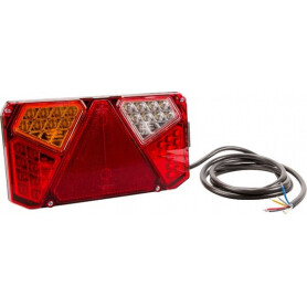 Feu arrière LED rectangle gauche câblé UNIVERSEL LA40007