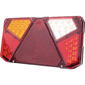 Feu arrière LED rectangle gauche 7 plots UNIVERSEL LA40008