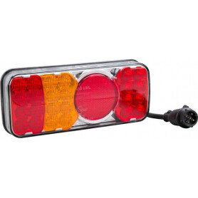 Feu arrière LED rectangle gauche 5 plots UNIVERSEL LA40036