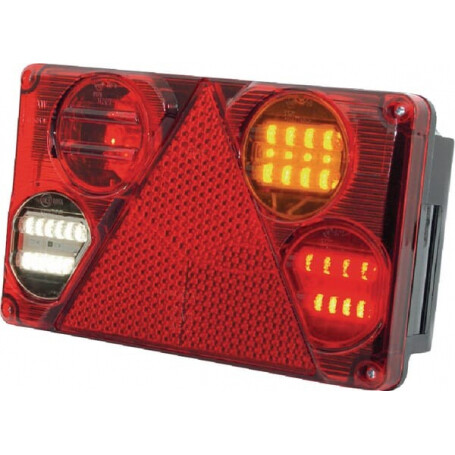 Feu arrière LED rectangle droit câblé UNIVERSEL LA40023