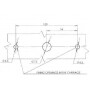 Feu arrière LED rectangle droit câblé UNIVERSEL LA40023