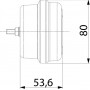 Feu arrière LED rectangle droit câblé GOPART LA45006
