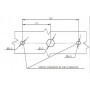 Feu arrière LED rectangle droit 7 plots UNIVERSEL LA40006