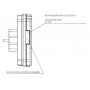 Feu arrière LED rectangle droit 7 plots UNIVERSEL LA40006
