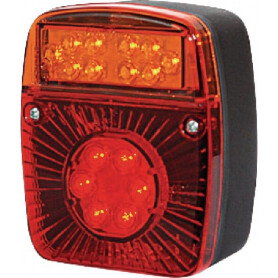 Feu arrière LED carré universel 5 plots UNIVERSEL LA40022