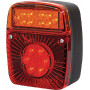 Feu arrière LED carré universel 5 plots UNIVERSEL LA40022
