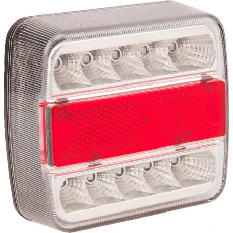 Feu arrière LED carré universel 5 plots GOPART LA99200GP