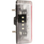 Feu arrière LED carré universel 5 plots GOPART LA99200GP