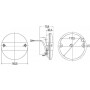 Feu arrière LED 24V 3 fonctions HELLA 2SD001685347