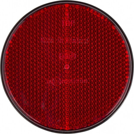Catadioptre rond rouge diamètre 85mm à visser HELLA 8RA002016111