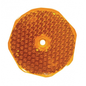 Catadioptre rond orange diamètre 80mm à visser JOKON 300011010