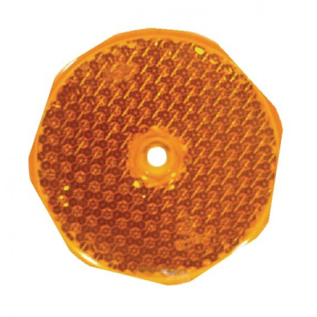 Catadioptre rond orange diamètre 80mm à visser JOKON 300011010