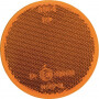 Catadioptre rond orange diamètre 75mm tige filetée GOPART LA75020