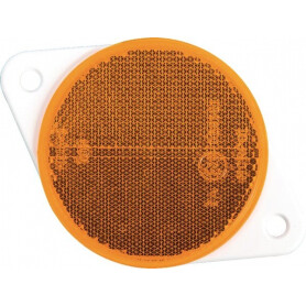 Catadioptre rond orange diamètre 75mm à visser GOPART LA75017