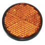 Catadioptre rond orange diamètre 60mm adhesif UNIVERSEL 488880